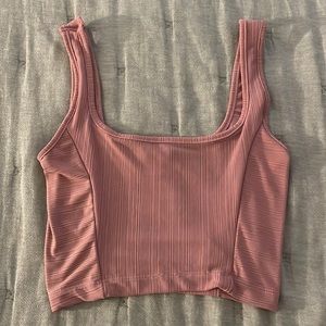 Urban outfitters pink crop top